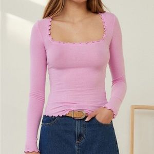 Urban outfitter out from under pink sexy long sleeve